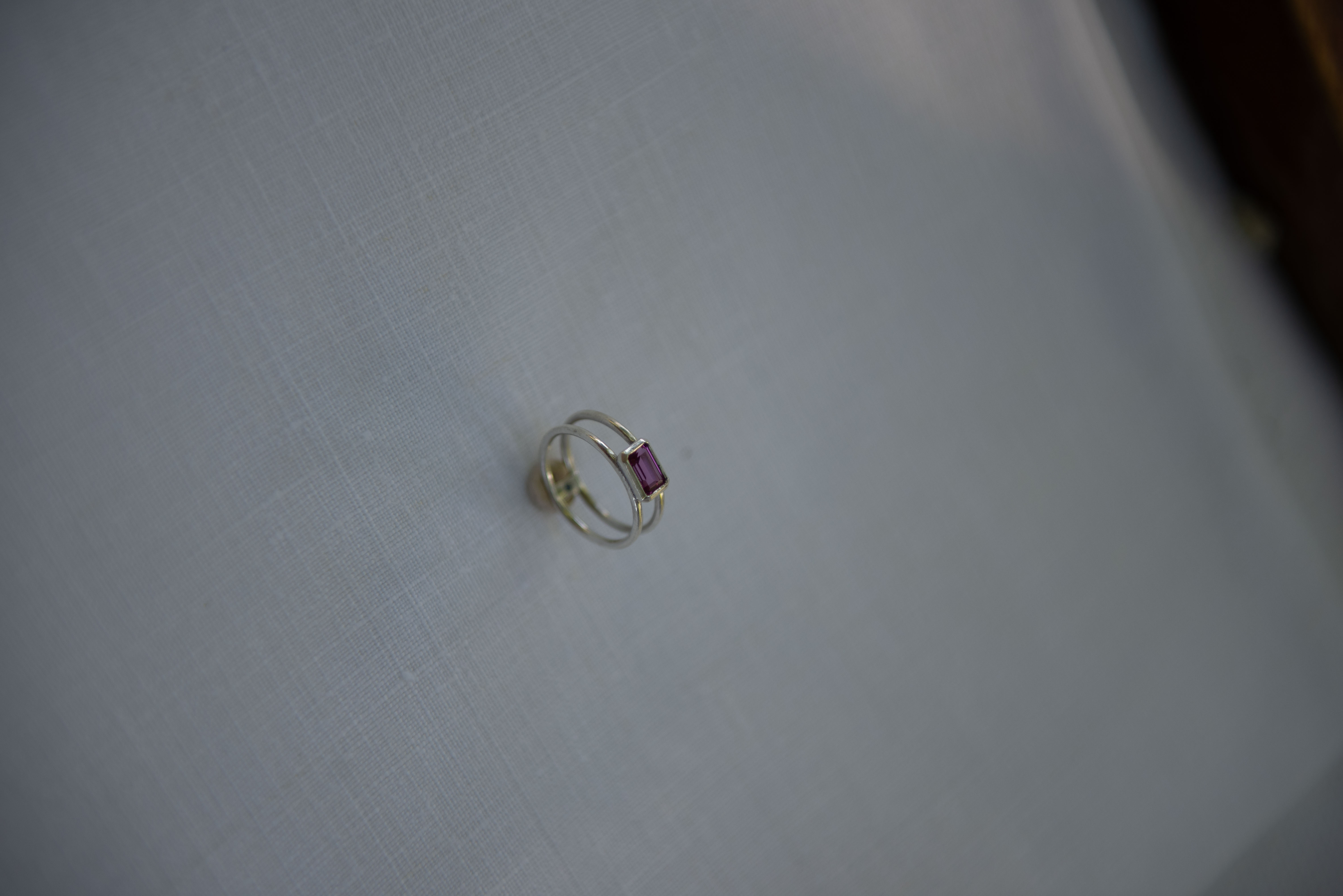 Anello Duo Quadratino